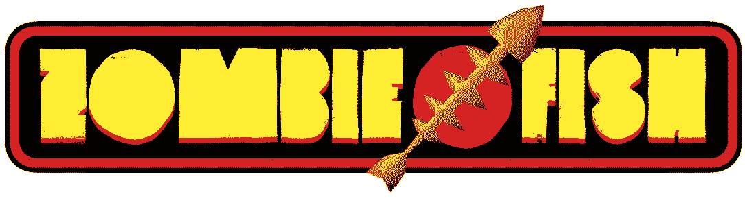 Title banner that says Zombie Fish